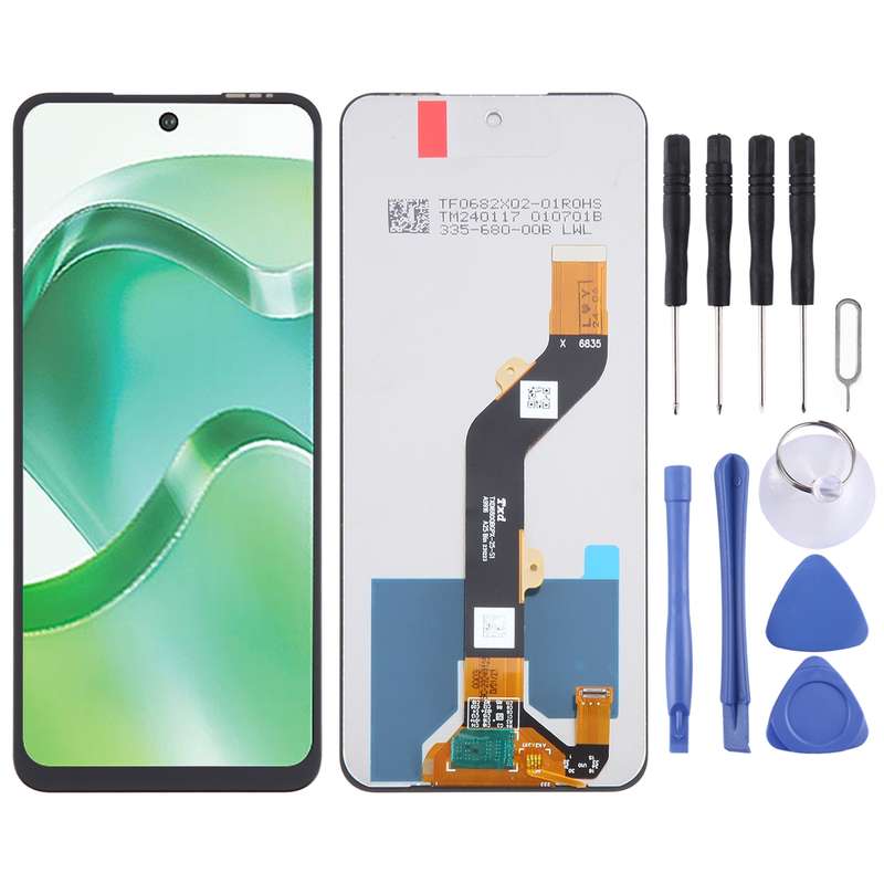 For itel P40+ OEM LCD Screen with Digitizer Full Assembly