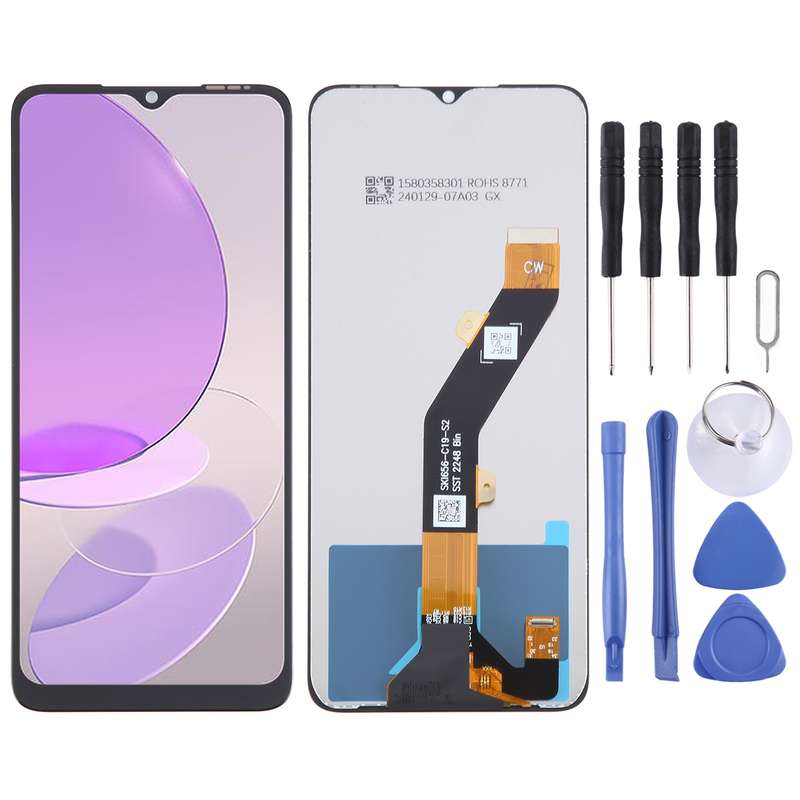 For itel S23 OEM LCD Screen with Digitizer Full Assembly