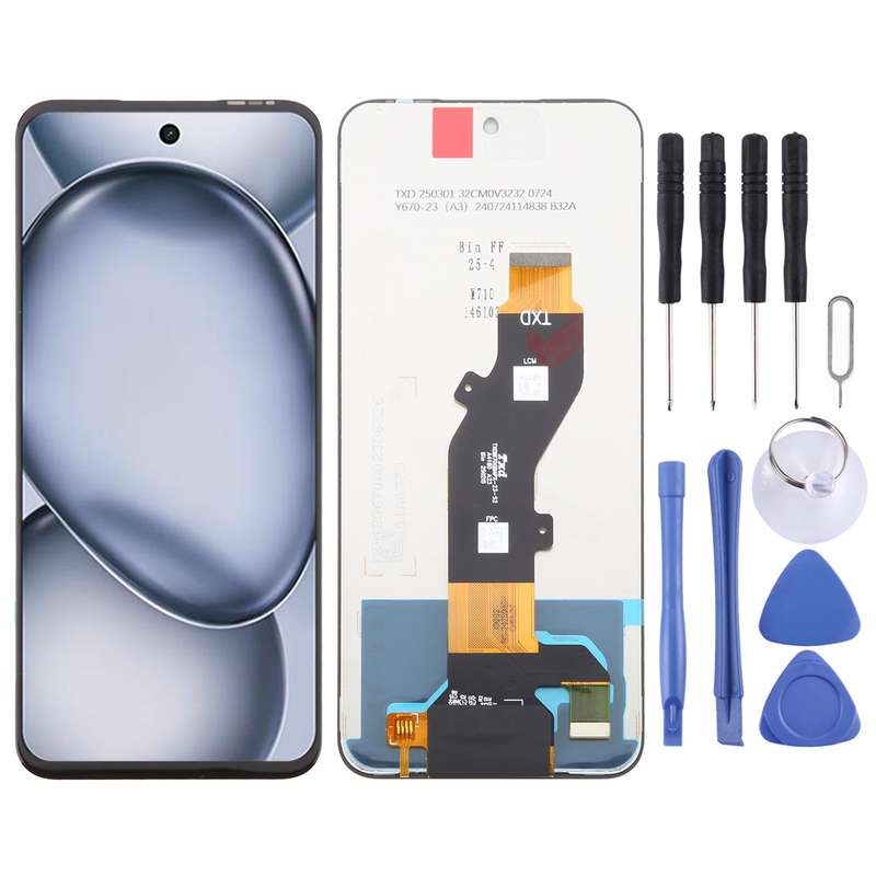 For itel A80 OEM LCD Screen with Digitizer Full Assembly