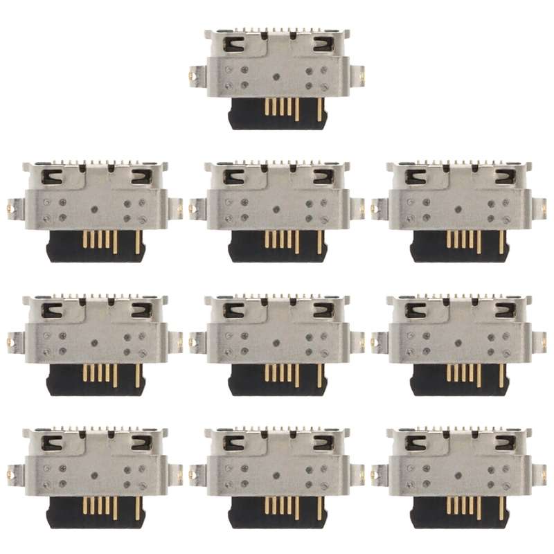 For Alcatel 3T 10 2020 8094 10pcs Charging Port Connector