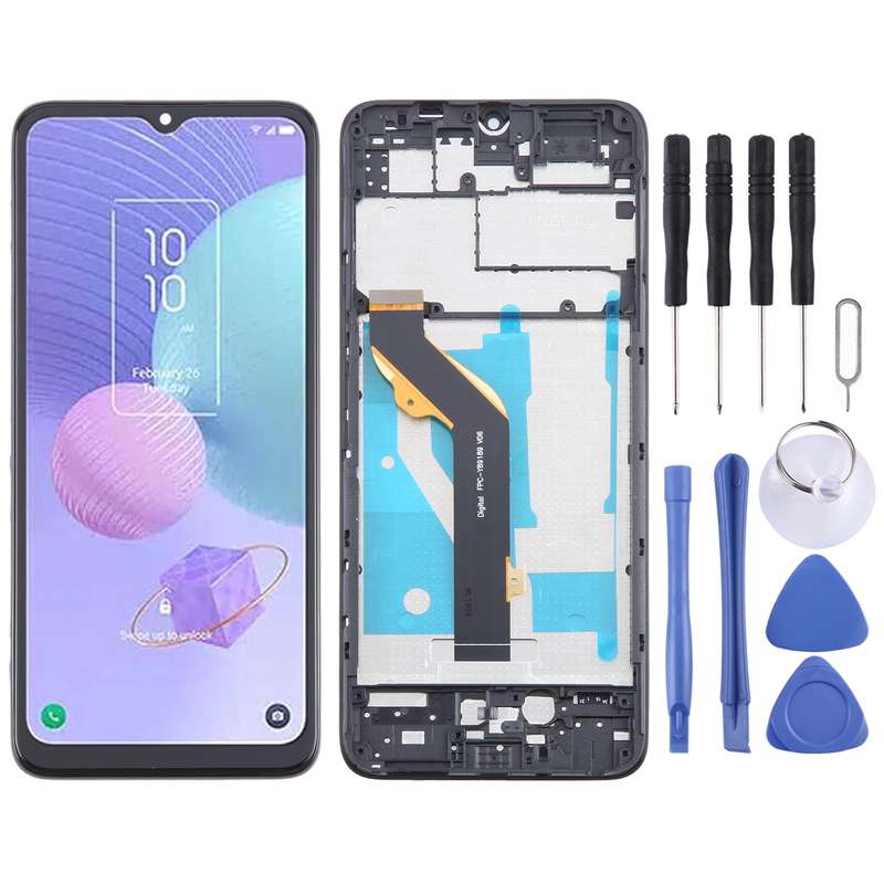 For TCL 405 T506D OEM LCD Screen Digitizer Full Assembly with Frame