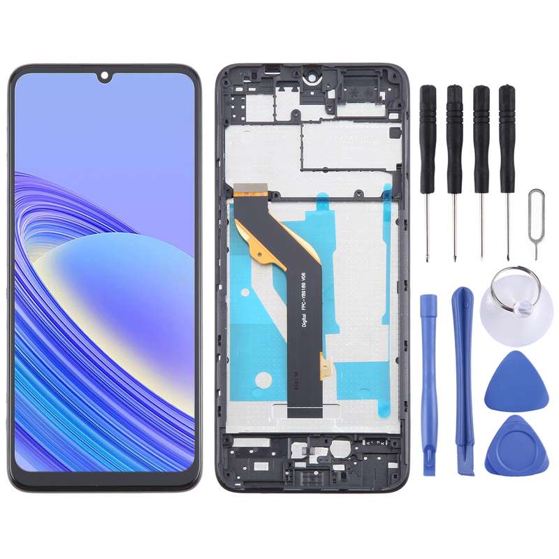 For TCL 40 SE OEM LCD Screen Digitizer Full Assembly with Frame