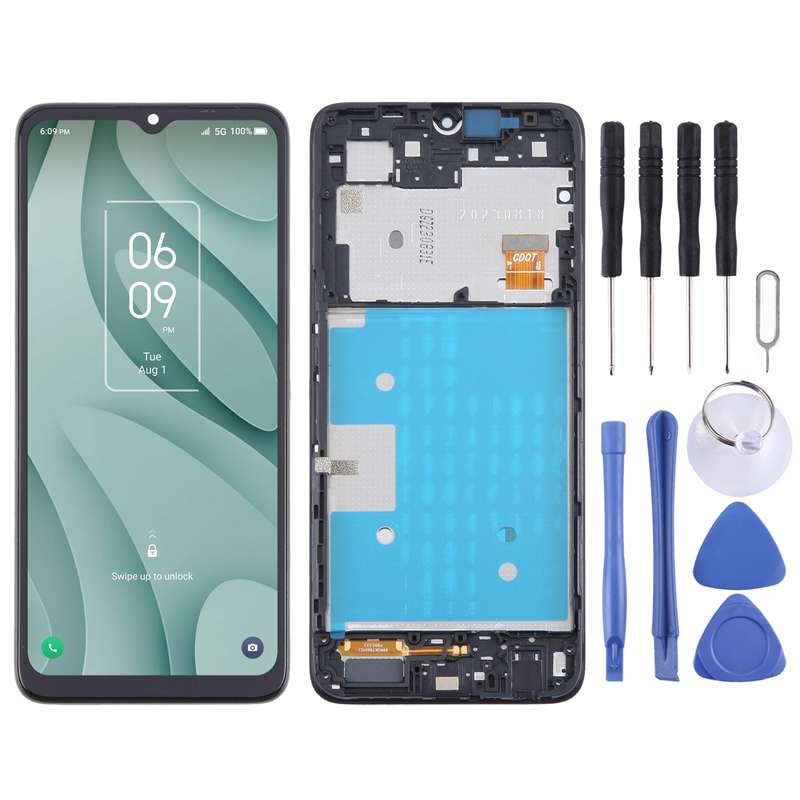 For TCL 40 XE OEM LCD Screen Digitizer Full Assembly with Frame