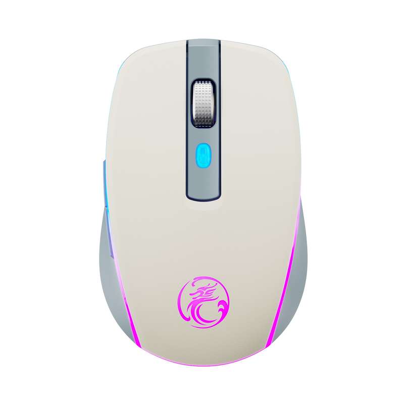iMICE G903 2.4G Single Mode 6-key Silent Wireless Gaming Mouse(Pink)
