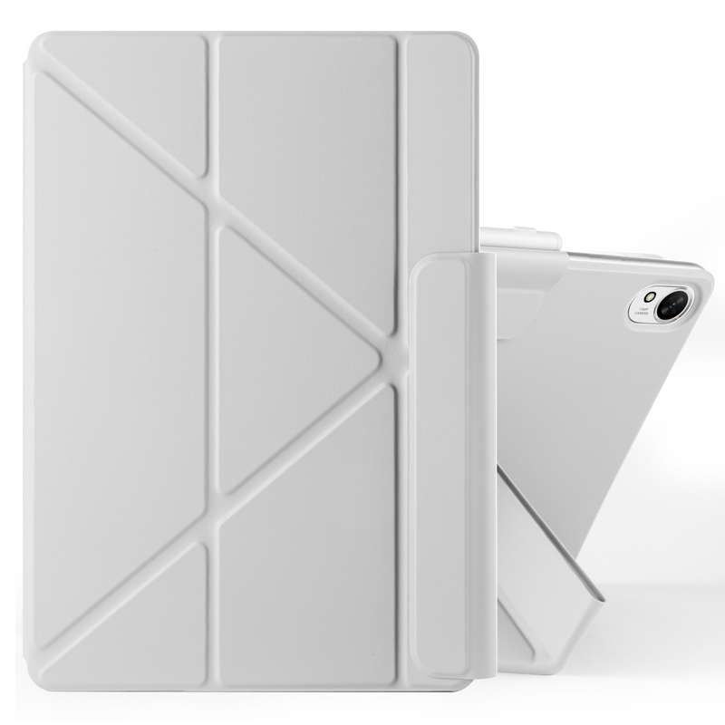 For Huawei MatePad 11.5 / 11.5S Fixed Buckle Magnetic Deformation Leather Tablet Case(Grey)