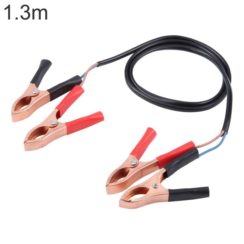 Car Dual Crocodile Clip Charging Connection Cable, Cable Length:1.3m