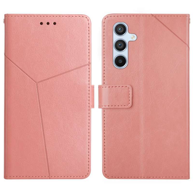 For Samsung Galaxy A36 5G Y-shaped Pattern Flip Leather Phone Case(Black)