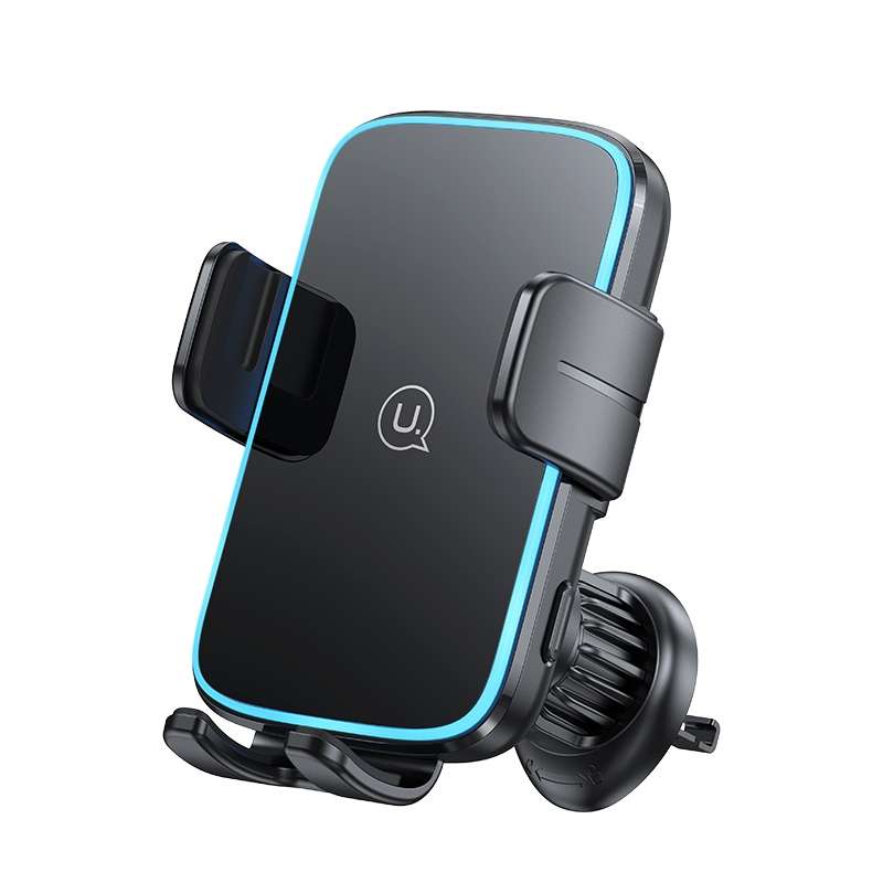 USAMS CD230 15W Accurate Aligment Wireless Charging Car Phone Holder with Suction Cup(Black)