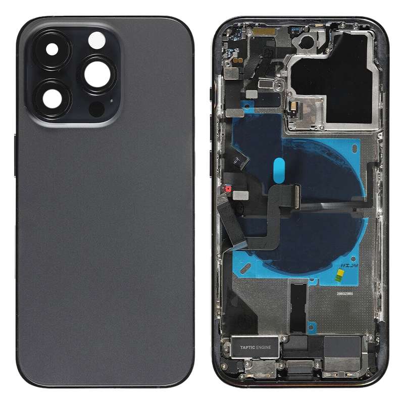 For iPhone 14 Pro Battery Back Cover Assembly, Version:US Version(Black)