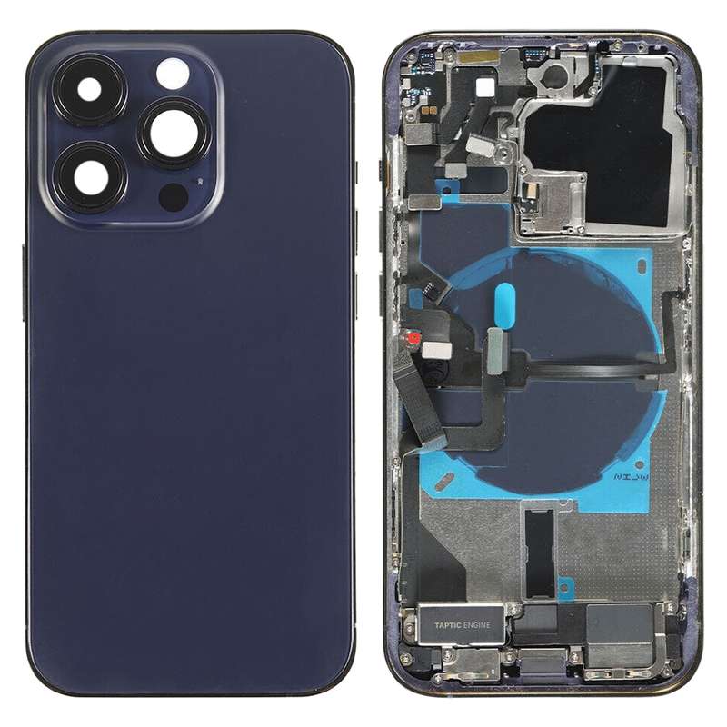 For iPhone 14 Pro Battery Back Cover Assembly, Version:US Version(Purple)