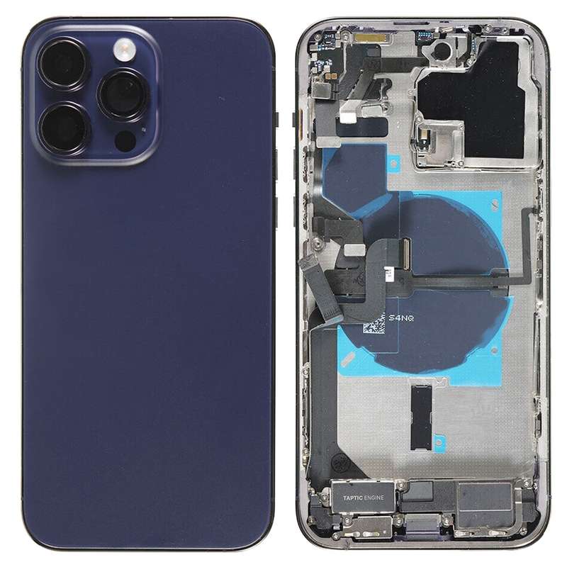 For iPhone 14 Pro Max Battery Back Cover Assembly, Version:US Version(Purple)