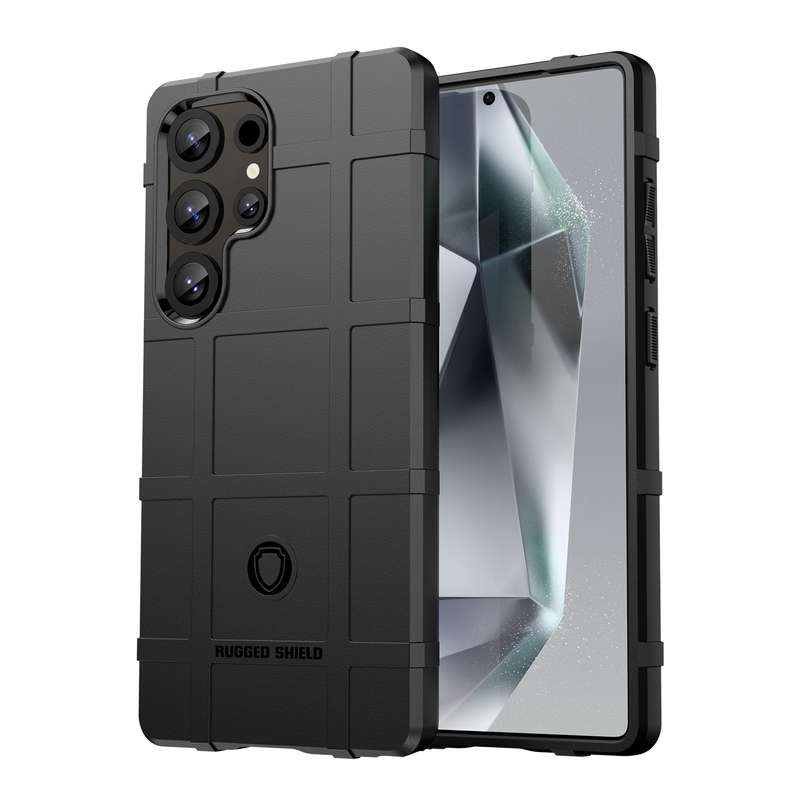 For Samsung Galaxy S25 Ultra 5G Full Coverage Shockproof TPU Phone Case(Black)