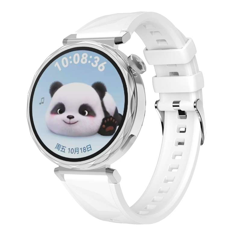 For Huawei Watch GT 5 41mm Official 18mm Silicone Watch Band(White)