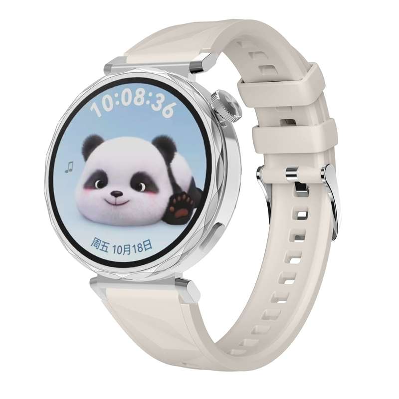 For Huawei Watch GT 5 41mm Official 18mm Silicone Watch Band(White)