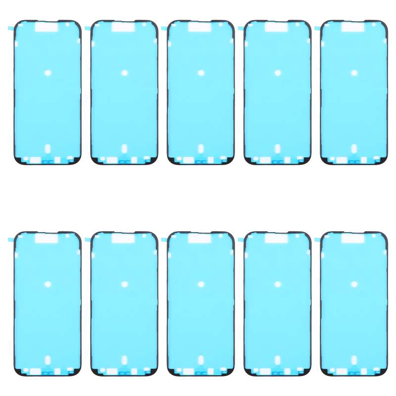 For iPhone 16 Pro 10pcs LCD Frame Bezel Waterproof Adhesive Stickers