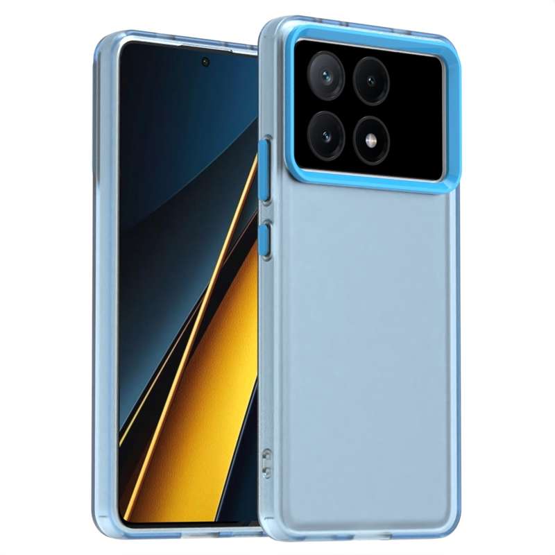 For Redmi K70E Candy PC Hybrid TPU Shockproof Phone Case(White)