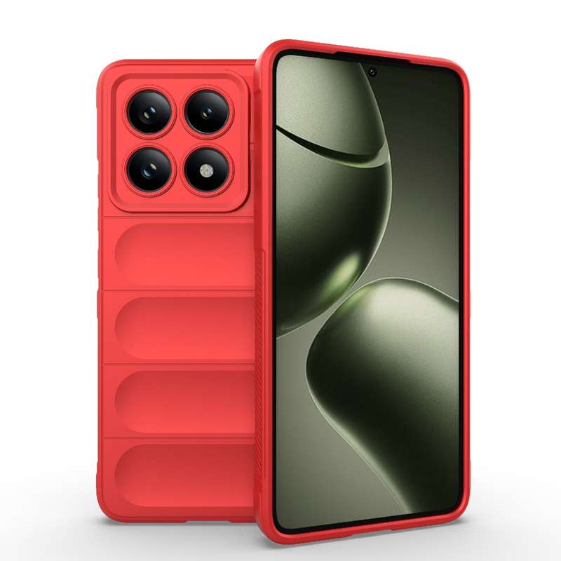 For Xiaomi 14T 5G Global Magic Shield TPU + Flannel Phone Case(Black)