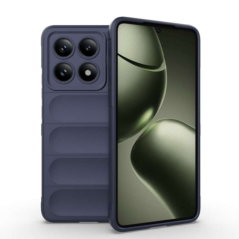 For Xiaomi 14T 5G Global Magic Shield TPU + Flannel Phone Case(Black)