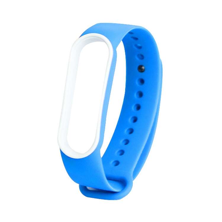 For Xiaomi Mi Band 5 Two-color TPE Watch Band(Black+Red)