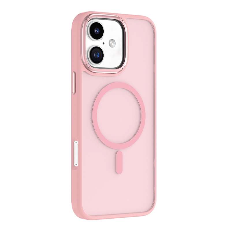 For iPhone 16 Mutural Skin Feel Series Frosted MagSafe Magnetic Phone Case(Black)