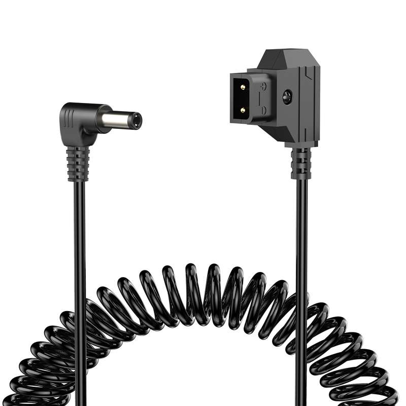 1.5m D-Tap B-Type Male to DC Adapter Monitor Cable(Black)