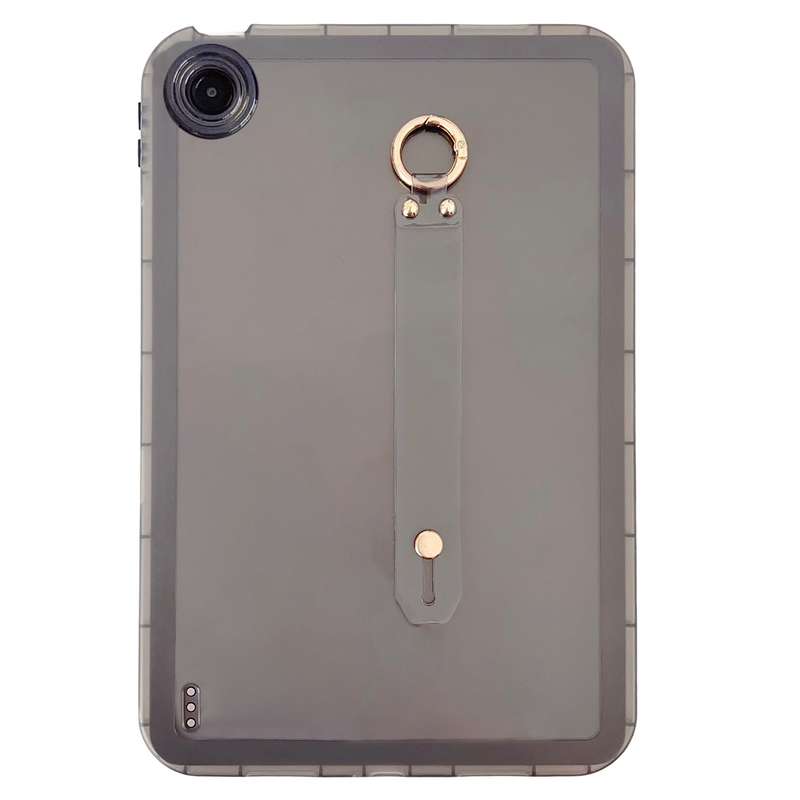 For Xiaomi Redmi Pad SE Wristband Holder PC Hybrid TPU Soft Tablet Case(Pink)