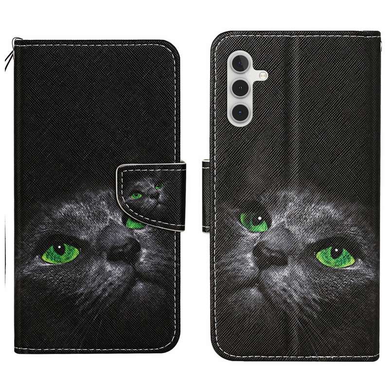 For Samsung Galaxy S25+ 5G Colored Drawing Pattern Leather Phone Case