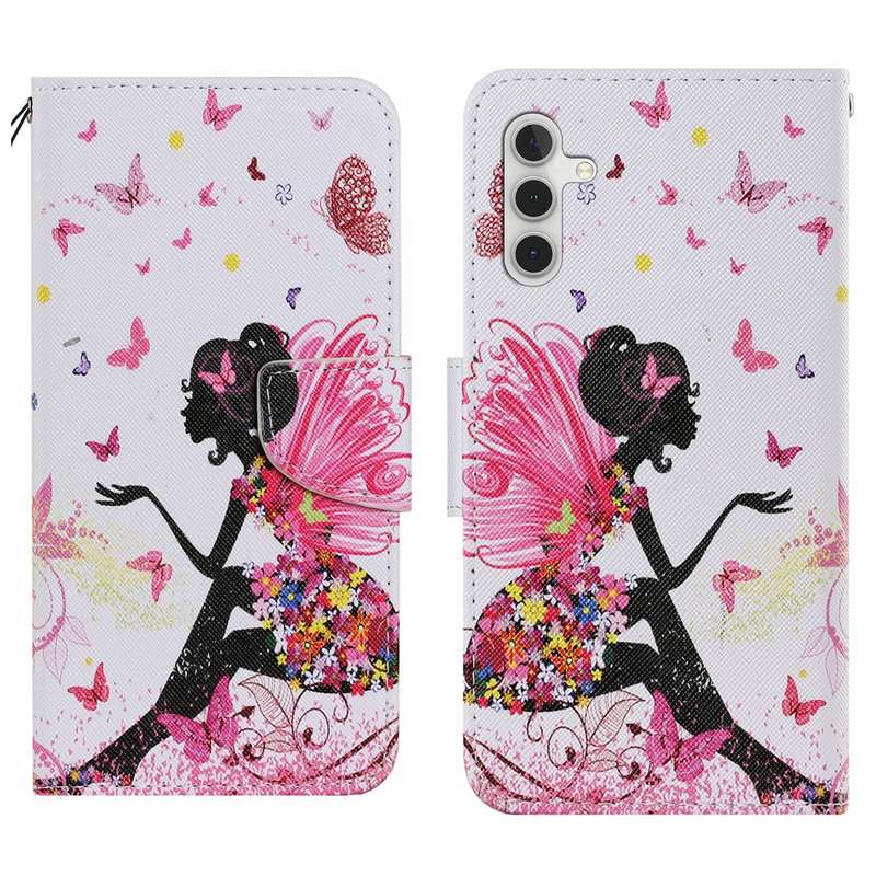 For Samsung Galaxy S25+ 5G Colored Drawing Pattern Leather Phone Case