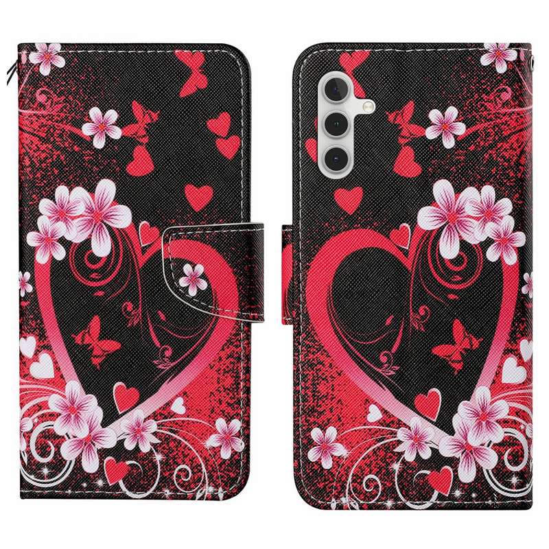 For Samsung Galaxy A16 5G / 4G Colored Drawing Pattern Leather Phone Case