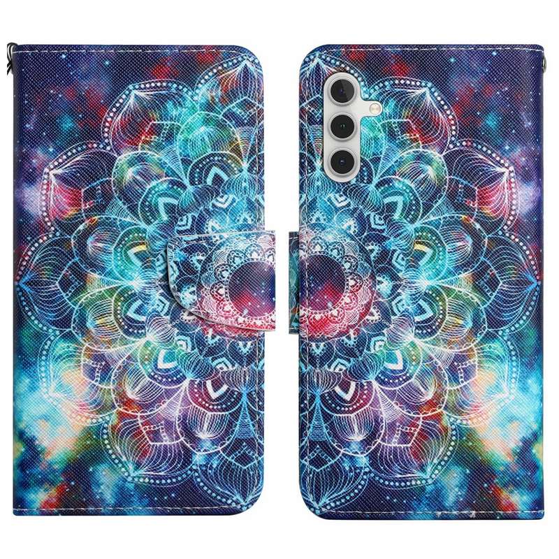 For Samsung Galaxy A16 5G / 4G Colored Drawing Pattern Leather Phone Case