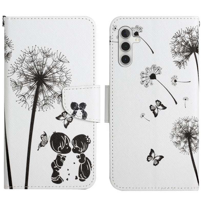 For Samsung Galaxy A16 5G / 4G Colored Drawing Pattern Leather Phone Case