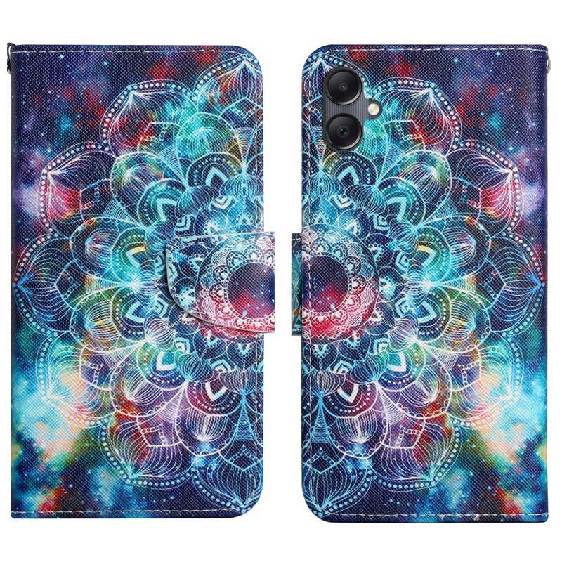 For Samsung Galaxy A06 4G Colored Drawing Pattern Leather Phone Case