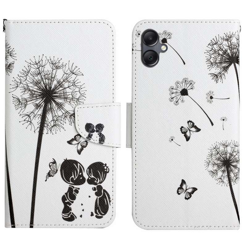For Samsung Galaxy A06 4G Colored Drawing Pattern Leather Phone Case