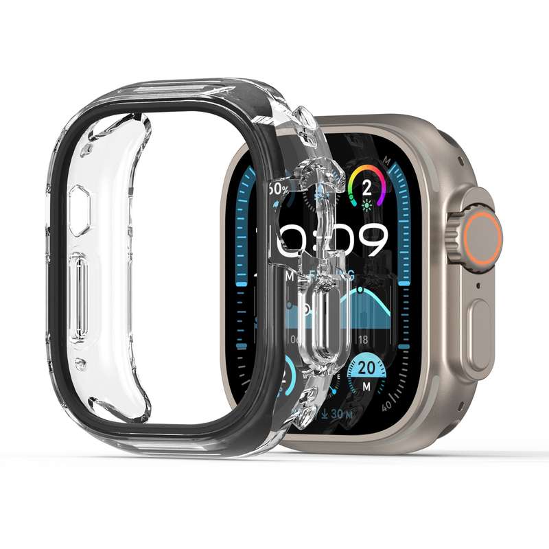 For Apple Watch Ultra 1 / 2 49mm DUX DUCIS Camo Series TPU Hybrid PC Watch Protective Case