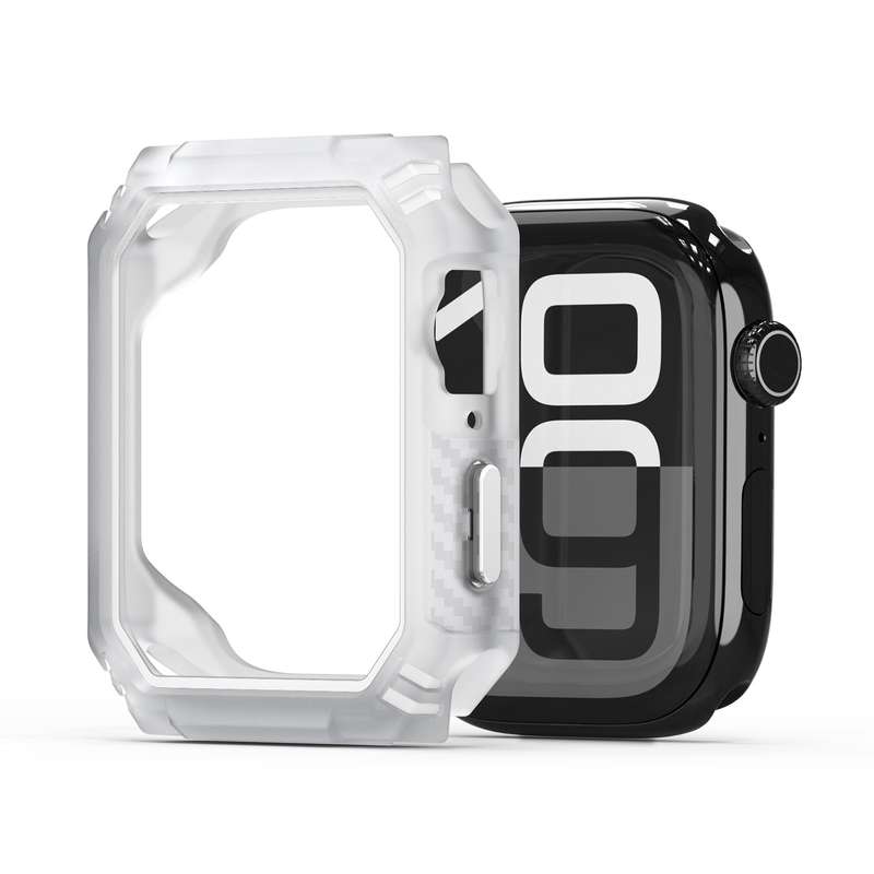 For Apple Watch Series 10 42mm DUX DUCIS Damo Series TPU+PC Hollow Watch Protective Case