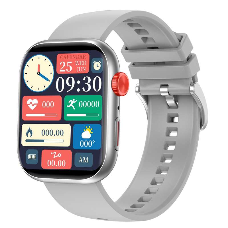 LC88 2 inch Square Screen BT Call Smart Watch, Heart Rate / Blood Pressure / Blood Oxygen / Sleep Mo