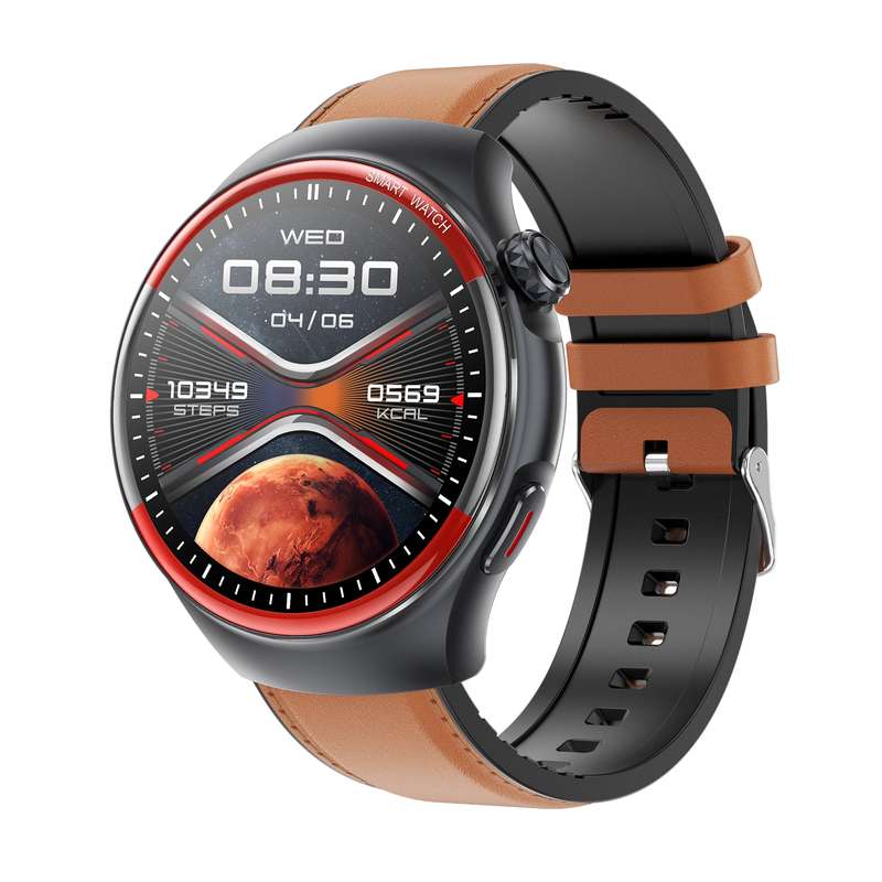 T82 1.43 inch Round Screen BT Call Smart Watch, Heart Rate / Blood Pressure / Blood Oxygen / Sleep /