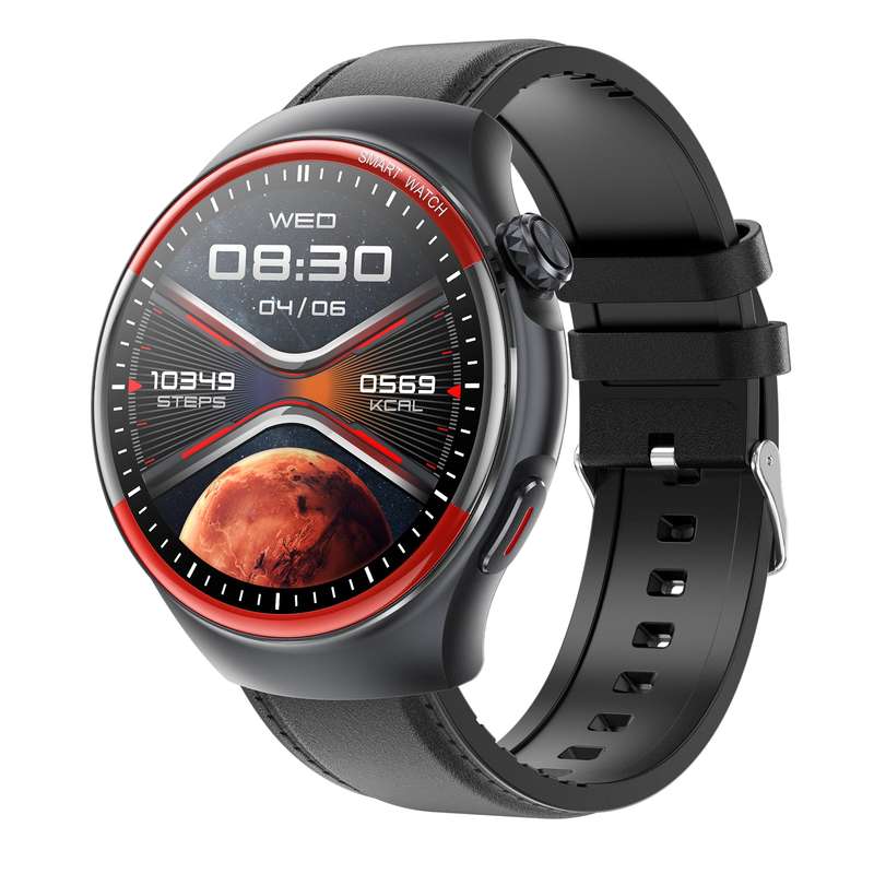 T82 1.43 inch Round Screen BT Call Smart Watch, Heart Rate / Blood Pressure / Blood Oxygen / Sleep /
