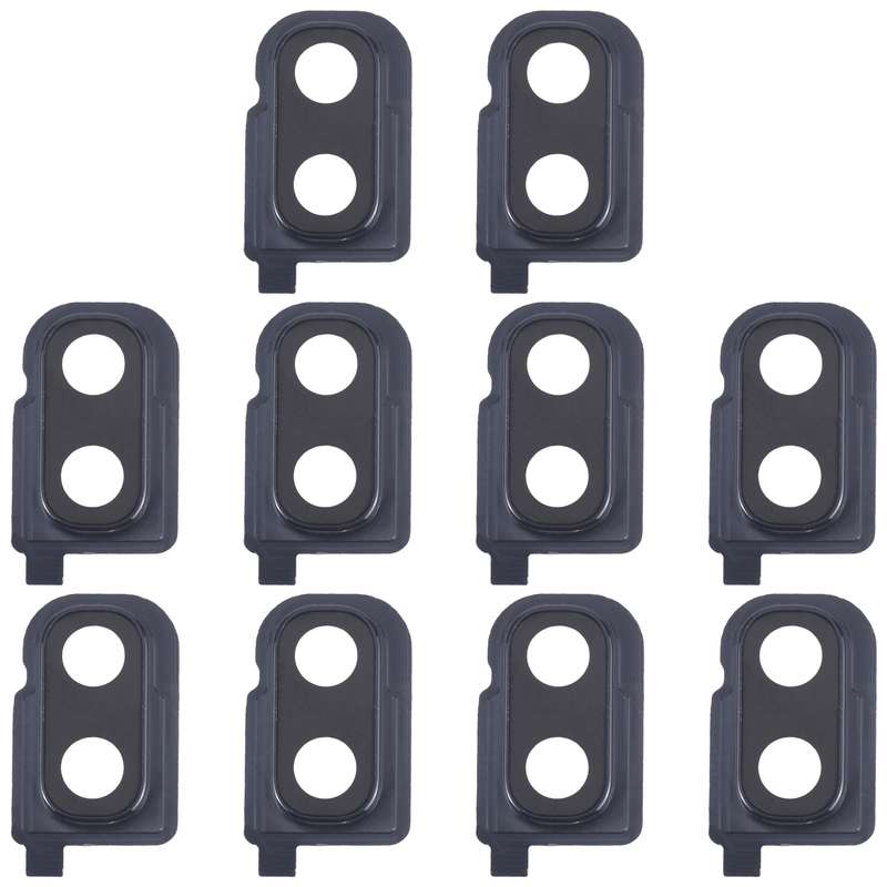 For Samsung Galaxy Z Flip SM-F700F 10pcs Rear Camera Lens Cover(Black)