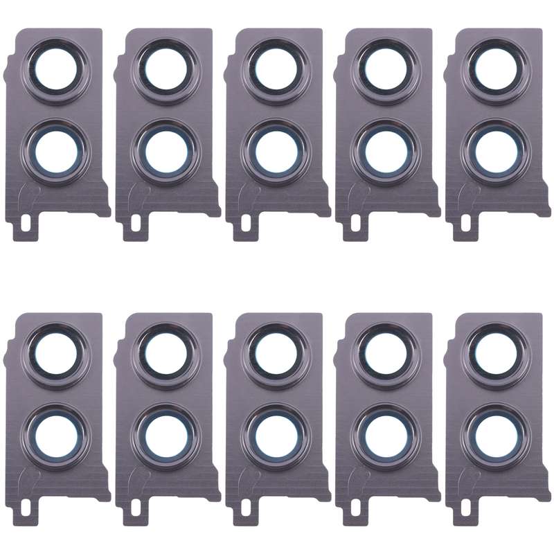 For Samsung Galaxy Z Flip4 SM-F721B 10pcs Rear Camera Lens Cover(Black)