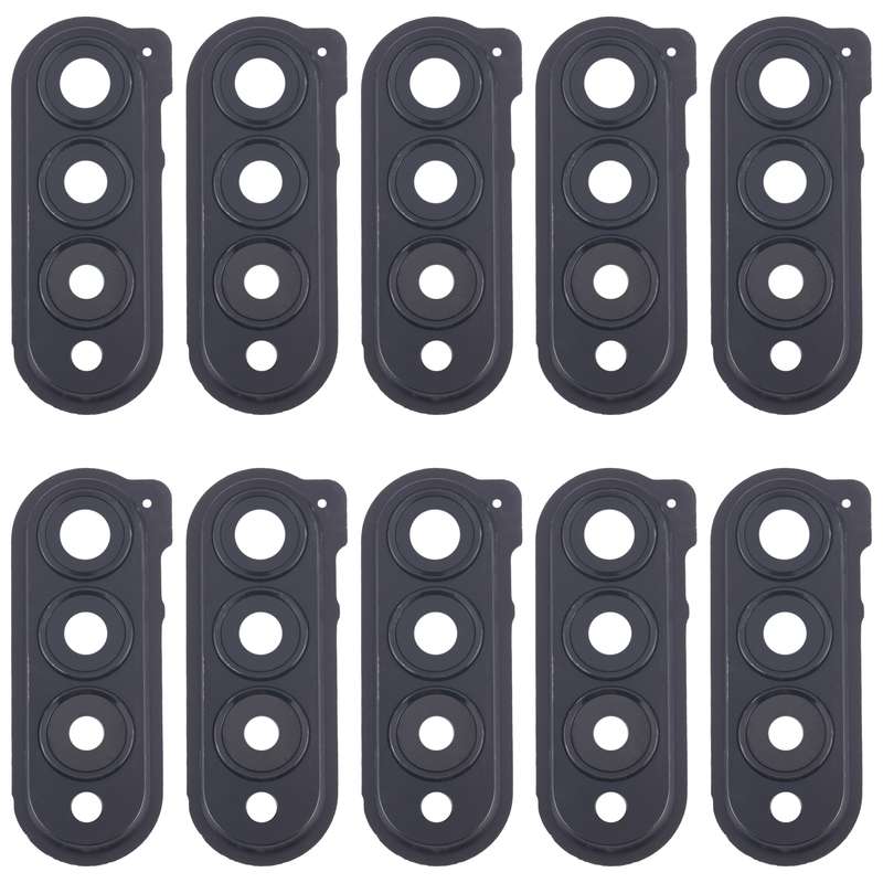 For Samsung Galaxy Z Fold4 SM-F936B 10pcs Rear Camera Lens Cover(Black)