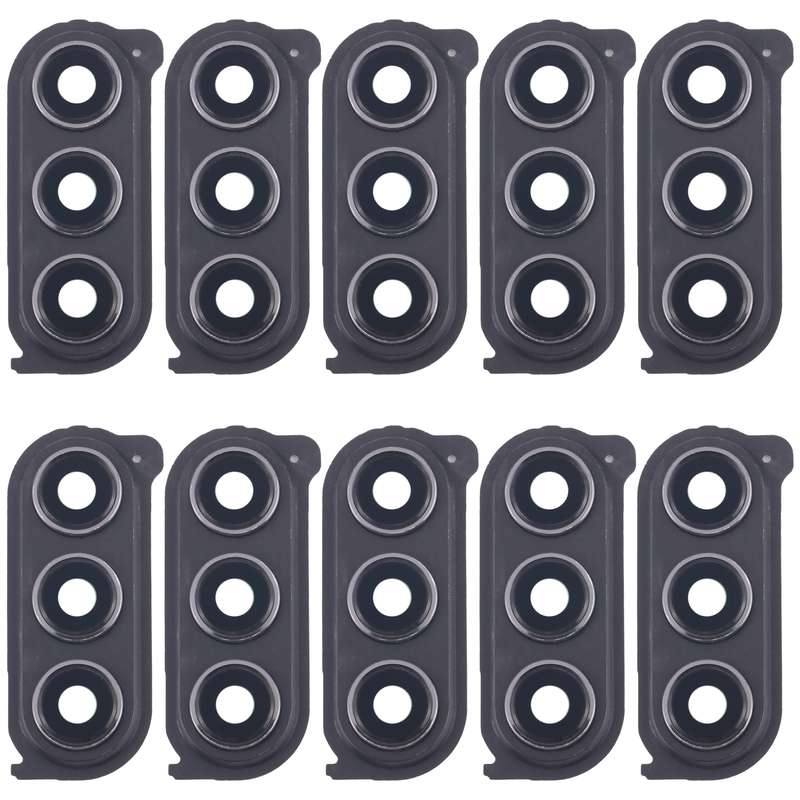 For Samsung Galaxy Z Fold5 SM-F946B 10pcs Rear Camera Lens Cover(Black)