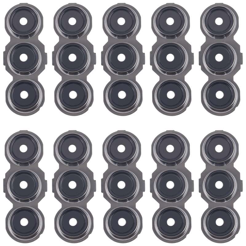 For Samsung Galaxy C55 SM-C556B 10pcs Rear Camera Lens Cover(Black)
