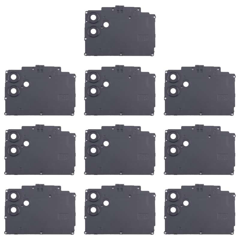 For Samsung Galaxy F04 SM-E045F 10pcs Rear Camera Lens Cover(Black)