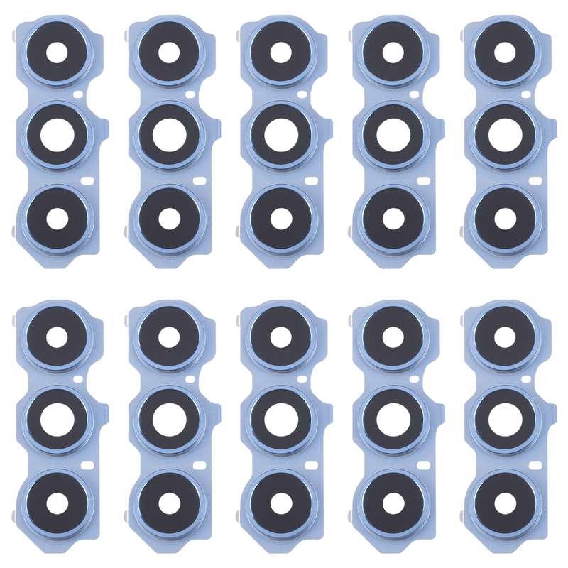 For Samsung Galaxy M54 SM-M546B 10pcs Rear Camera Lens Cover(Blue)