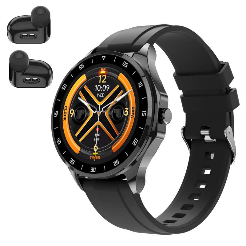 X20 1.43 inch IP67 Waterproof 2 in 1 Bluetooth Earphone Smart Watch