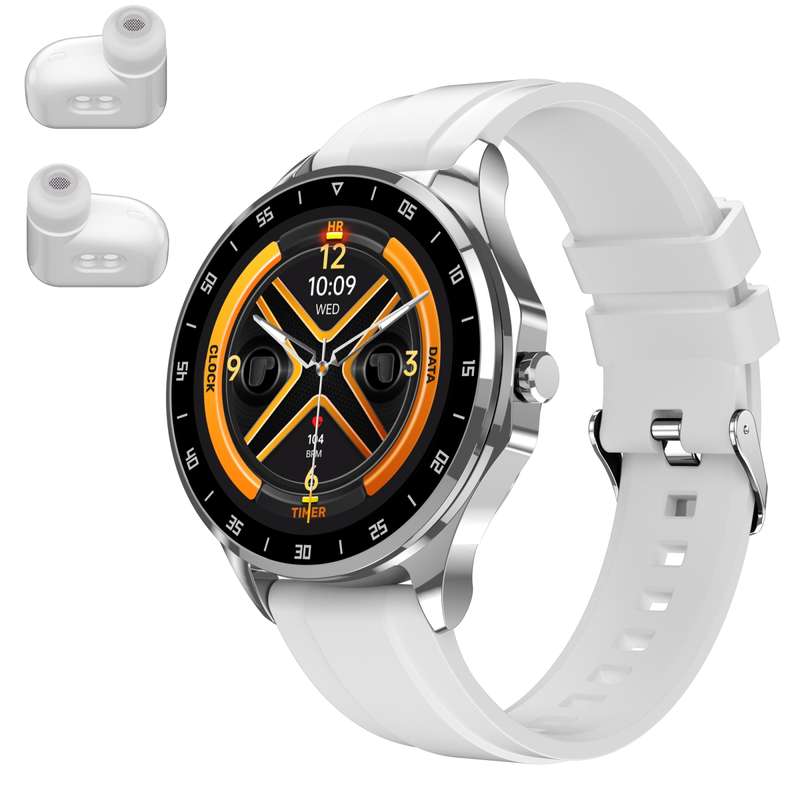 X20 1.43 inch IP67 Waterproof 2 in 1 Bluetooth Earphone Smart Watch