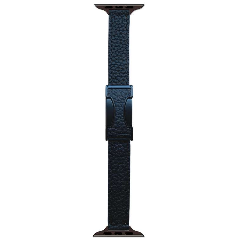 For Apple Watch 42mm / 41mm / 40mm / 38mm 14mm Magnetic Buckle Litchi Leather Watch Band