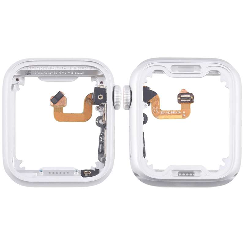 For Apple Watch Series 6 44MM GPS Aluminium Alloy Middle Frame Bezel Plate with Crown Spin Axis Flex