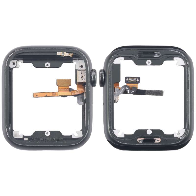 For Apple Watch Series 7 41MM LTE Aluminium Alloy Middle Frame Bezel Plate with Crown Spin Axis Flex
